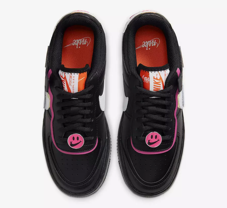 Nike Air Force 1 Shadow Black Fuchsia CU4743-001 Санаи барориши