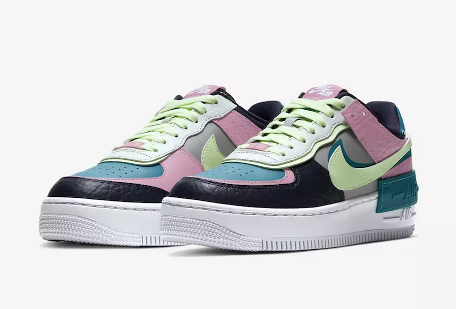 Nike Air Force 1 Shadow, poudarjene s kontrastnimi barvami