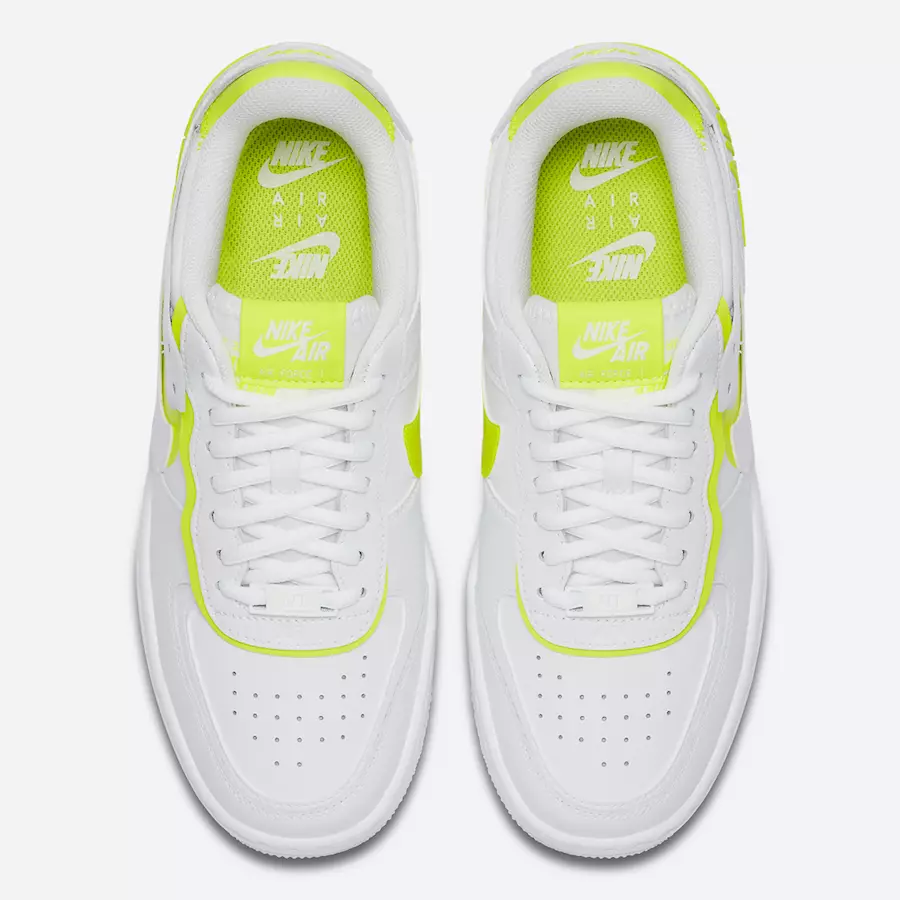 Nike Air Force 1 Shadow White Volt CI0919-104 תאריך שחרור