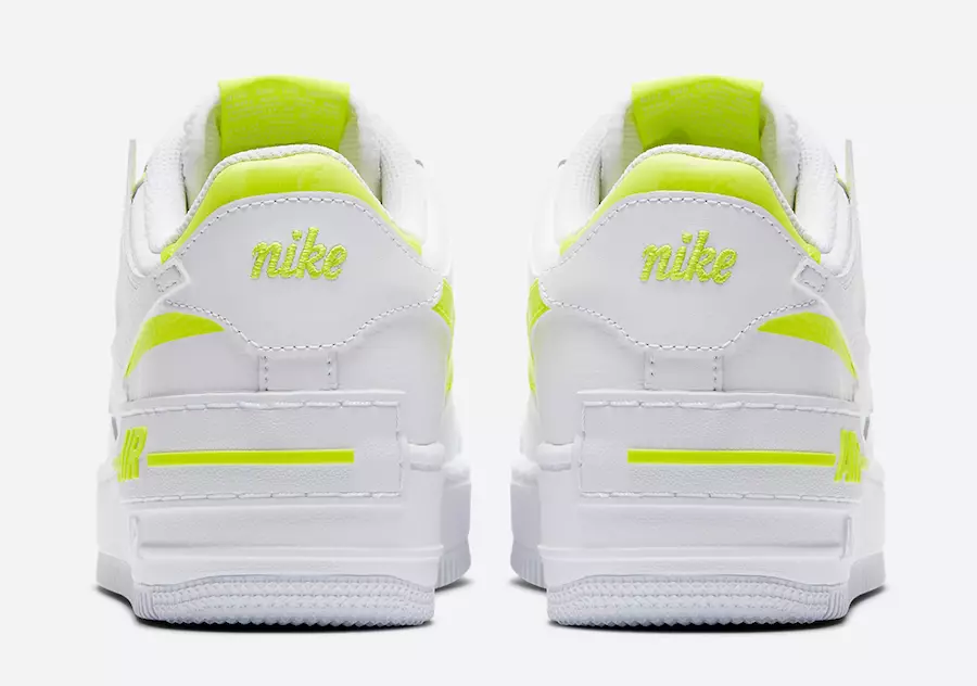 Dátum vydania Nike Air Force 1 Shadow White Volt CI0919-104