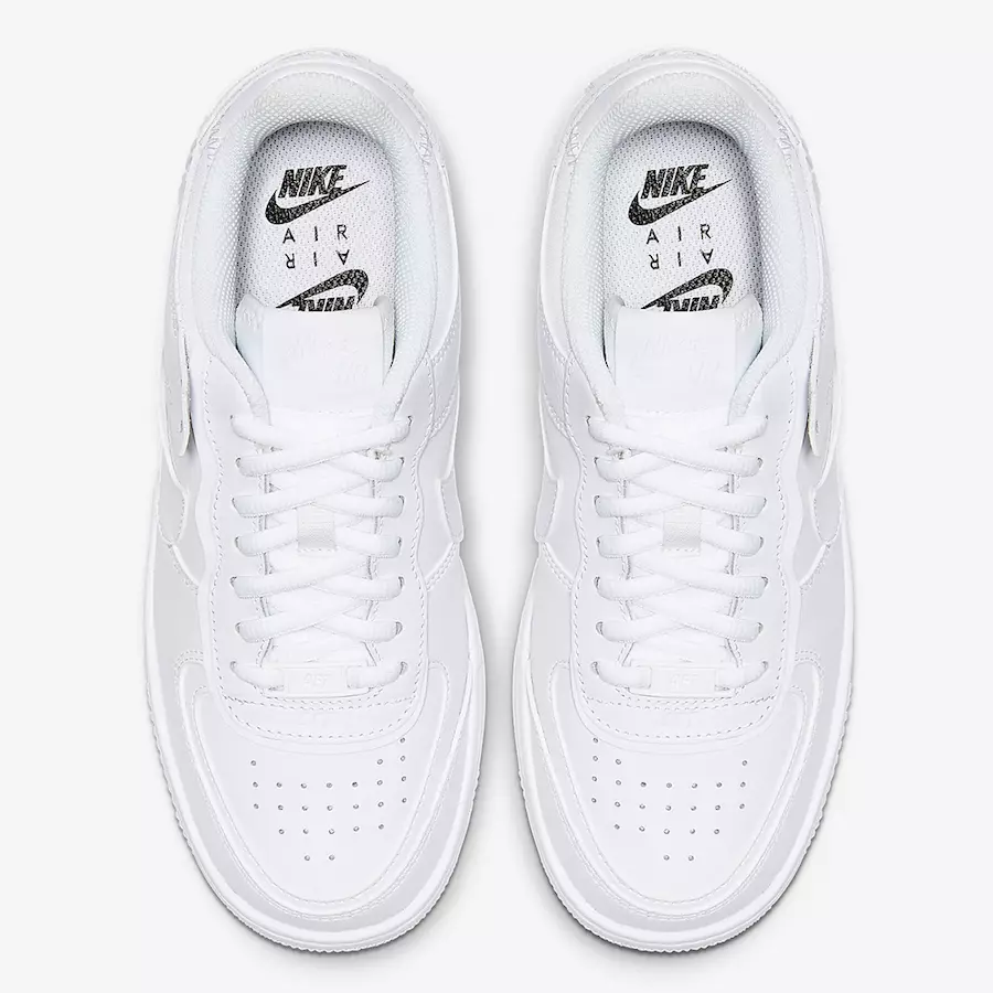 Nike Air Force 1 Shadow White CI0919-100 Data de lançamento