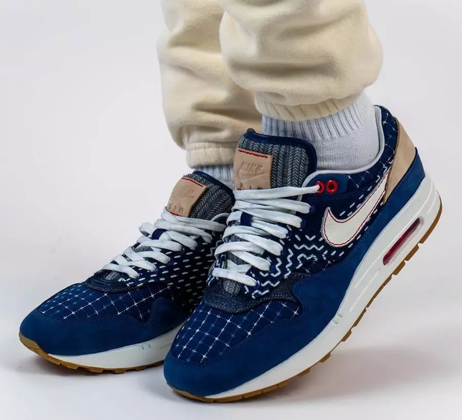 DENHAM Nike Air Max 1 CW7603-400 Шығарылған күні аяққа