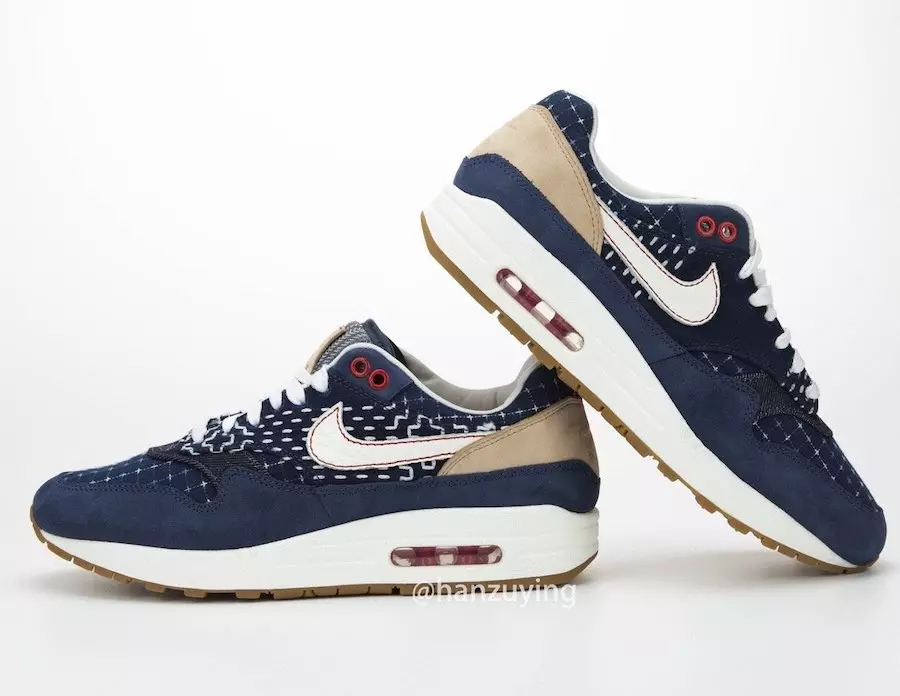 DENHAM Nike Air Max 1 CW7603-400 Tarikh Tayangan