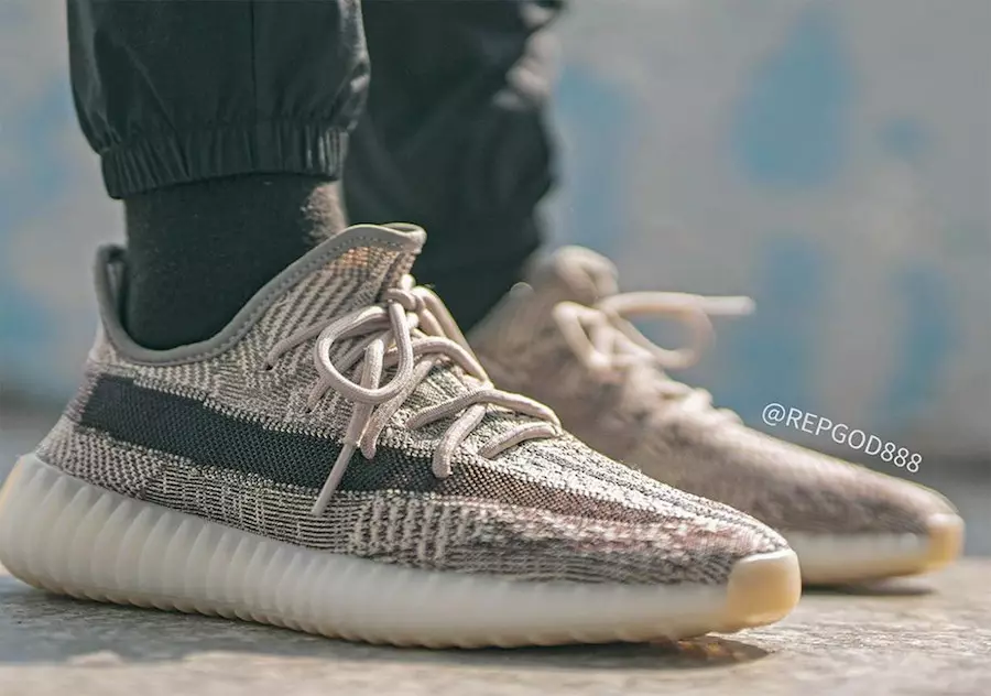 Adidas Yeezy Boost 350 V2 Zyon FZ1267 On-Feet Megjelenési dátum