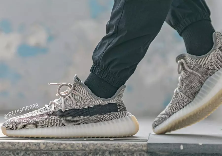 Adidas Yeezy Boost 350 V2 Zyon FZ1267 On-Feet Megjelenési dátum