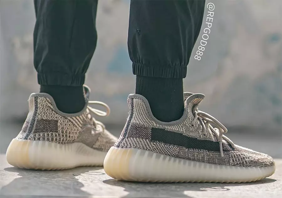 adidas Yeezy Boost 350 V2 Zyon FZ1267 On-Feet útgáfudagur