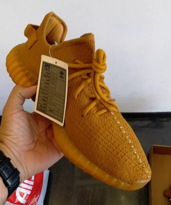 adidas Yeezy Boost 350 V2 Samples Gold Ocher