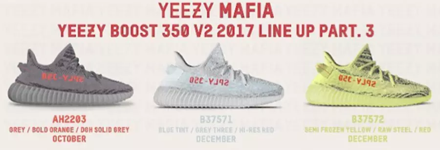 Quantità di rilascio Yeezy Boost