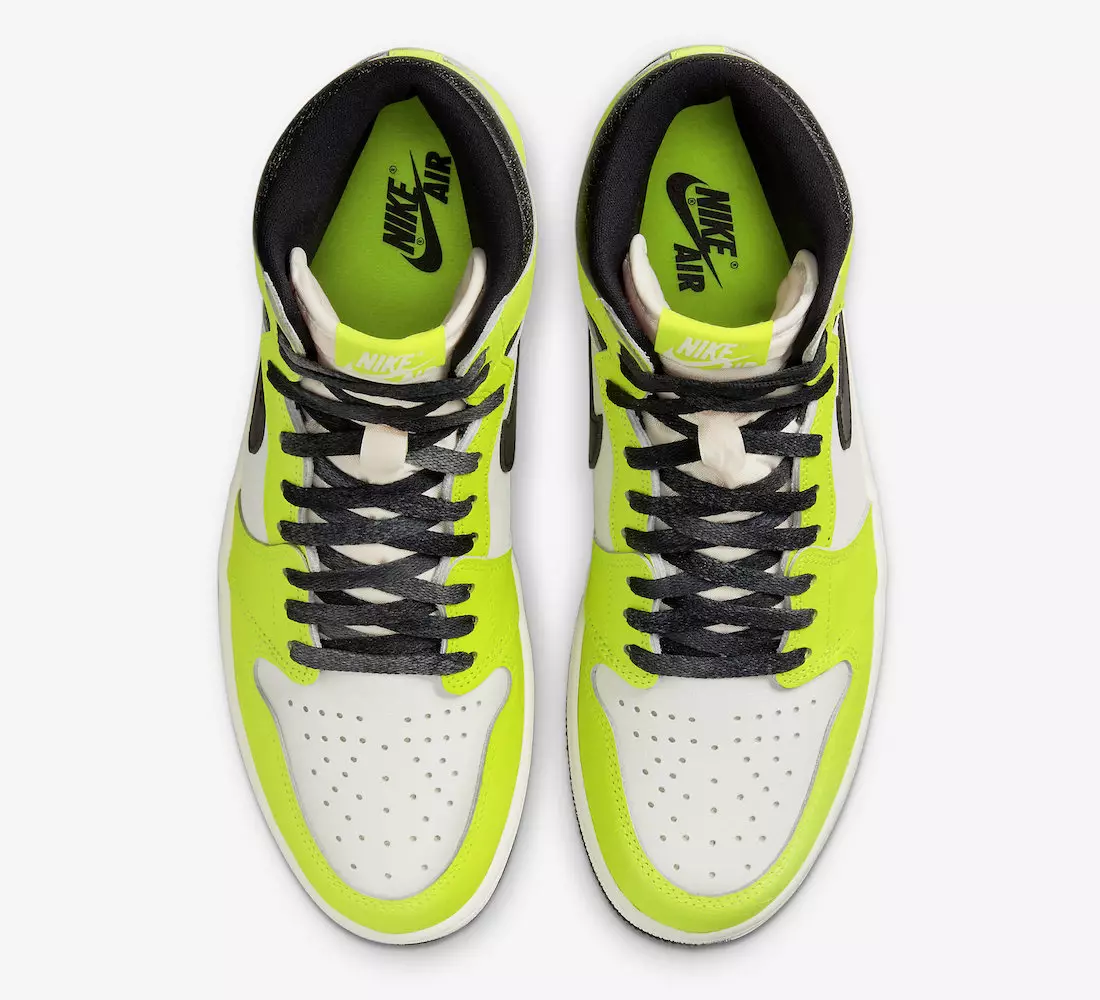 تاریخ انتشار Air Jordan 1 Visionaire Volt 555088-702