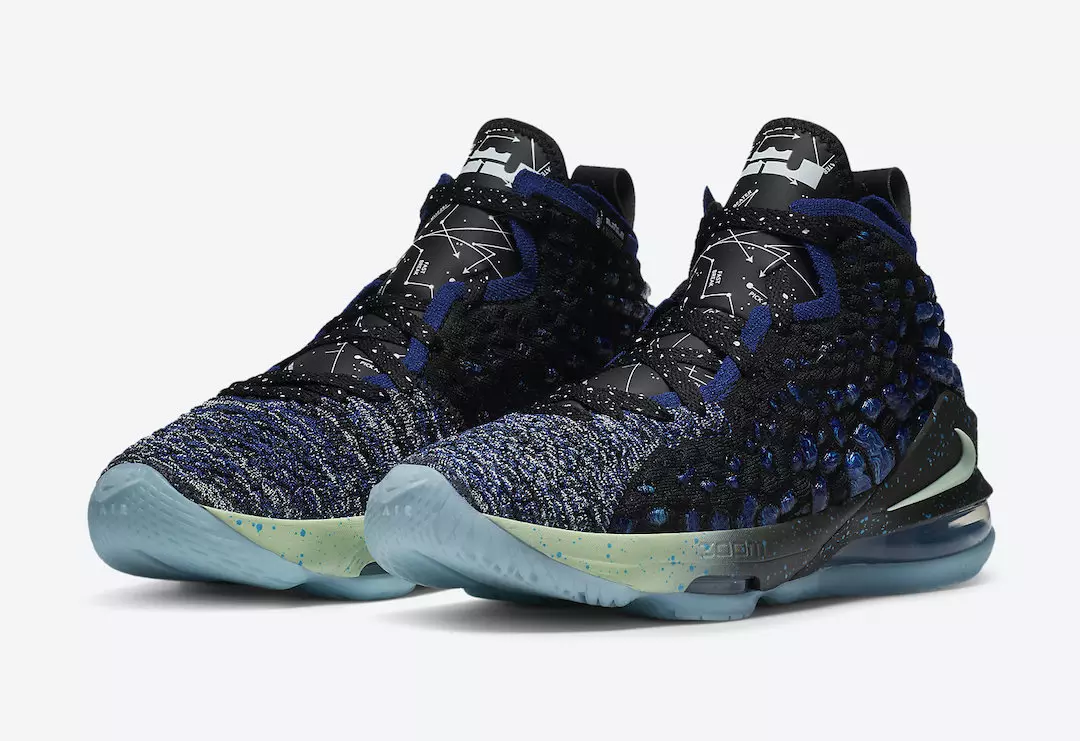 Nike LeBron 17 Constellations BQ5594-407 Utgivelsesdato