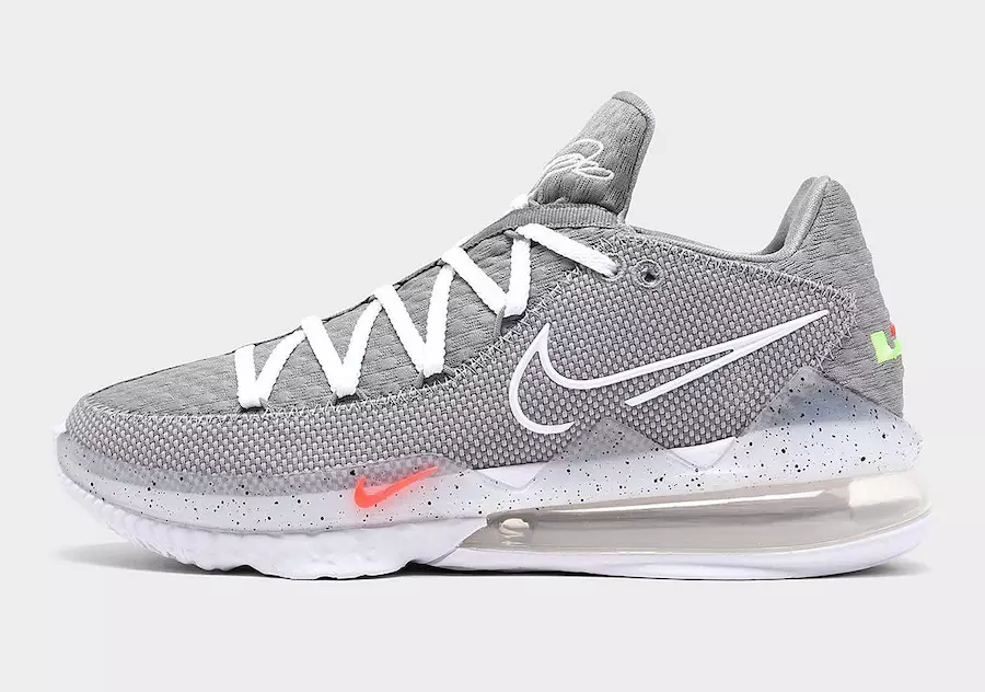 Nike LeBron 17 Low yra „Particle Grey“ spalvos