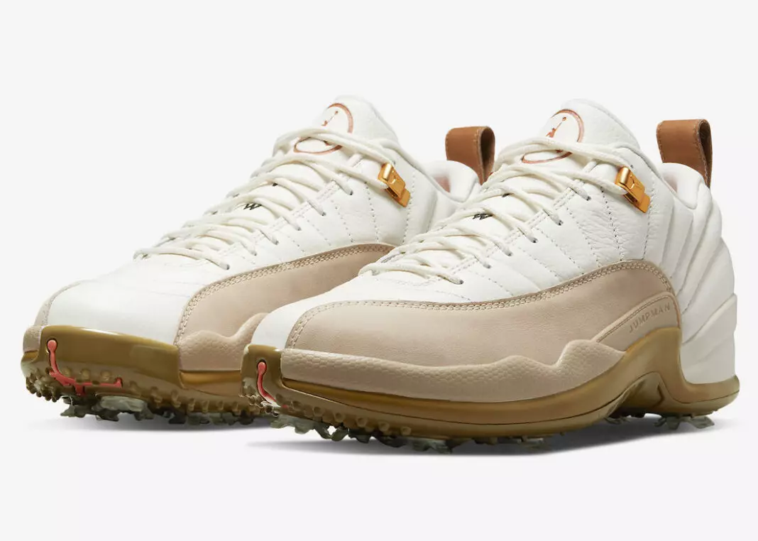 Air Jordan 12 Low Golf Sail Tamsiai Driftwood Rattan Black DM9016-109 Išleidimo data