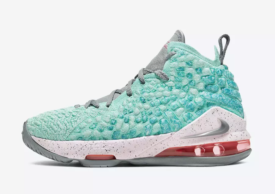 Nike LeBron 17 GS South Beach BQ5594-444 Data de lançamento Preço