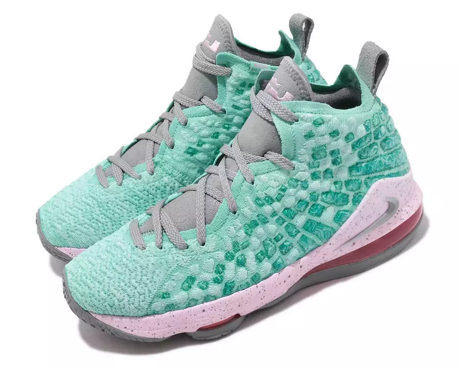 Nike LeBron 17 GS South Beach BQ5594-444 išleidimo data