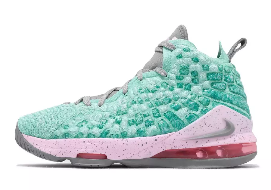 Nike LeBron 17 GS South Beach BQ5594-444 Data de lançamento