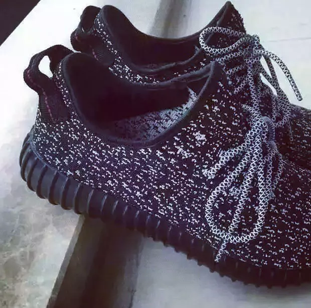 Adidas Yeezy 350 Boost Preto Branco Baixo