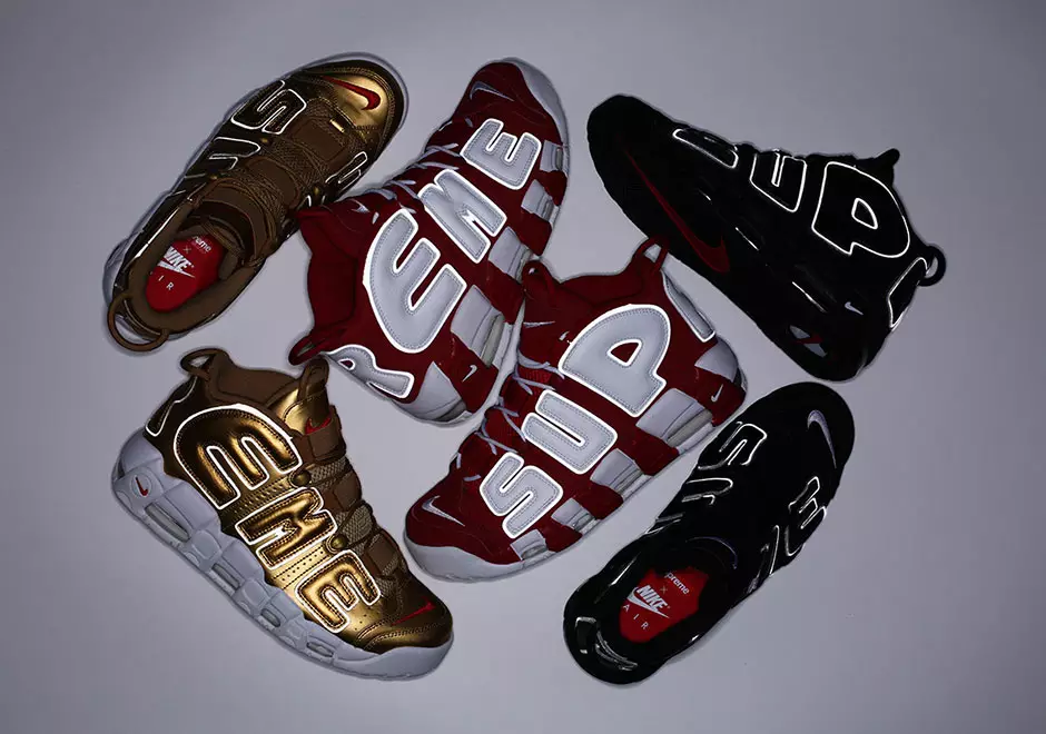 A Supreme Nike Air More Uptempo megjelenési dátuma