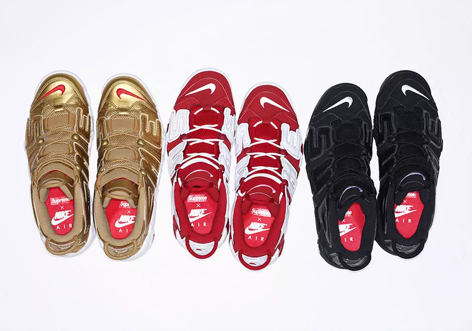 Таърихи баромади Supreme Nike Air More Uptempo