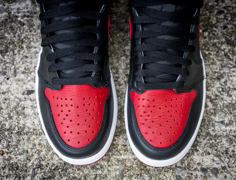 Air Jordan 1 Banned Black Varsity Red White