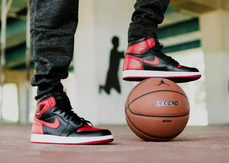 Air Jordan 1 Ретро Жоғары OG тыйым Bred