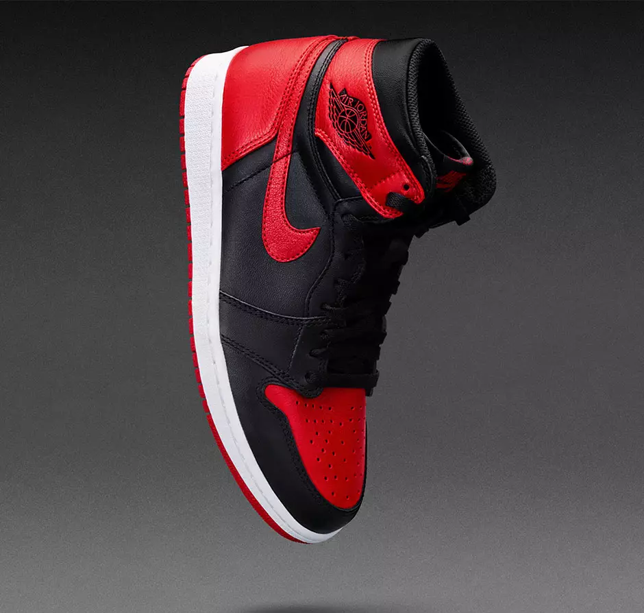 „Air Jordan 1“ uždrausta retro 2016 m. išleidimo data