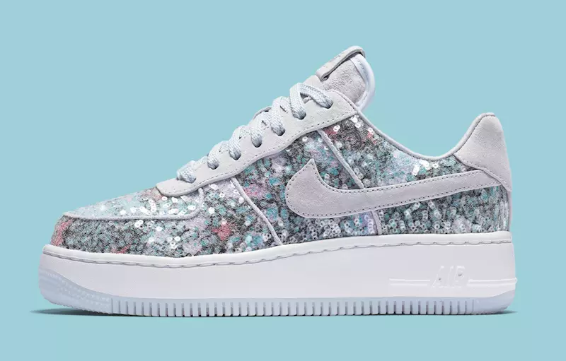 Nike Air Force 1 Upstep Low Palest סגול תאריך שחרור