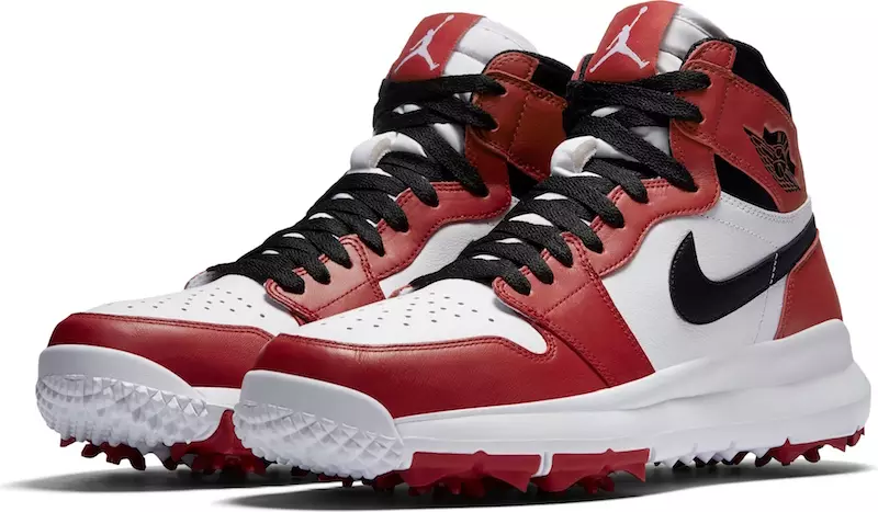 Air Jordan 1 golfcipő Chicago fehér metál