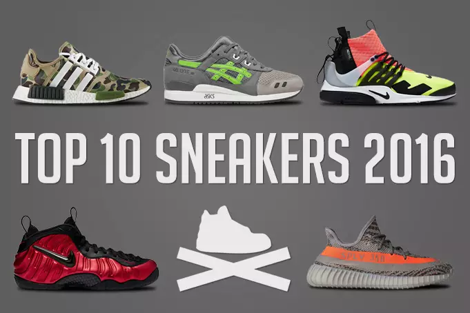 Top 10 des sorties de baskets de 2016