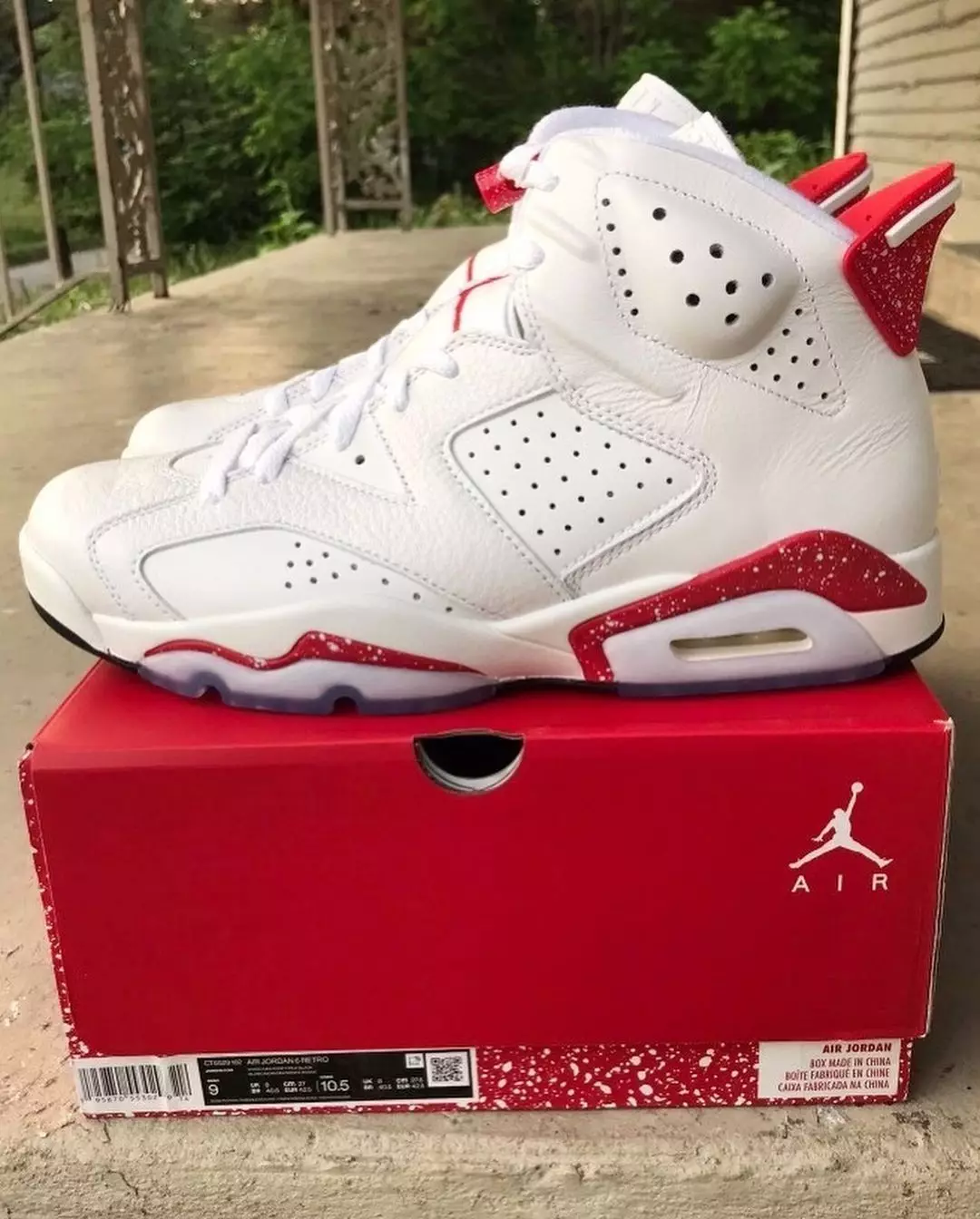 Air Jordan 6 Red Oreo CT8529-162 Förpackning