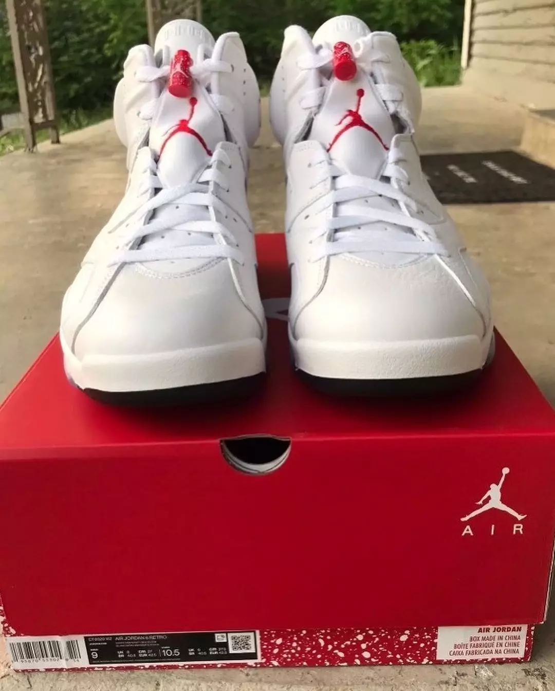 Embalaža Air Jordan 6 Red Oreo CT8529-162