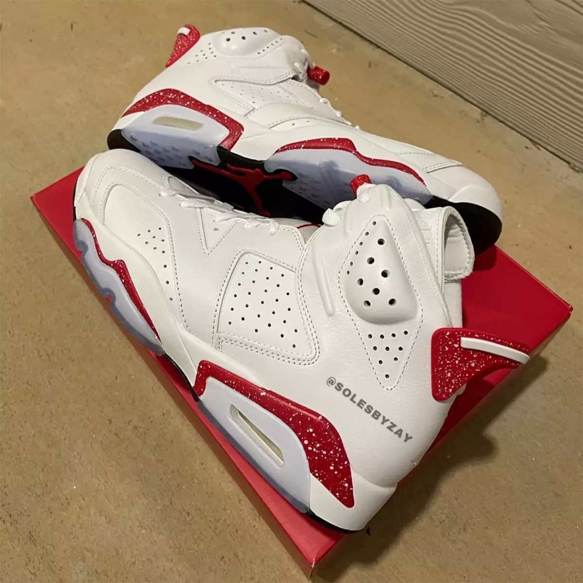 Air Jordan 6 Red Oreo University Red CT8529-162 Dáta Eisiúna