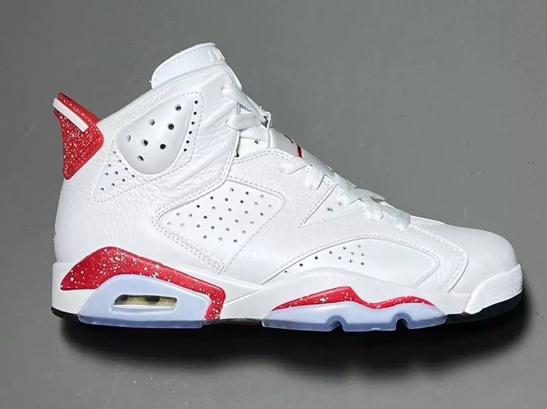 Air Jordan 6 Red Oreo White University Red CT8529-162 ဖြန့်ချိသည့်ရက်စွဲ