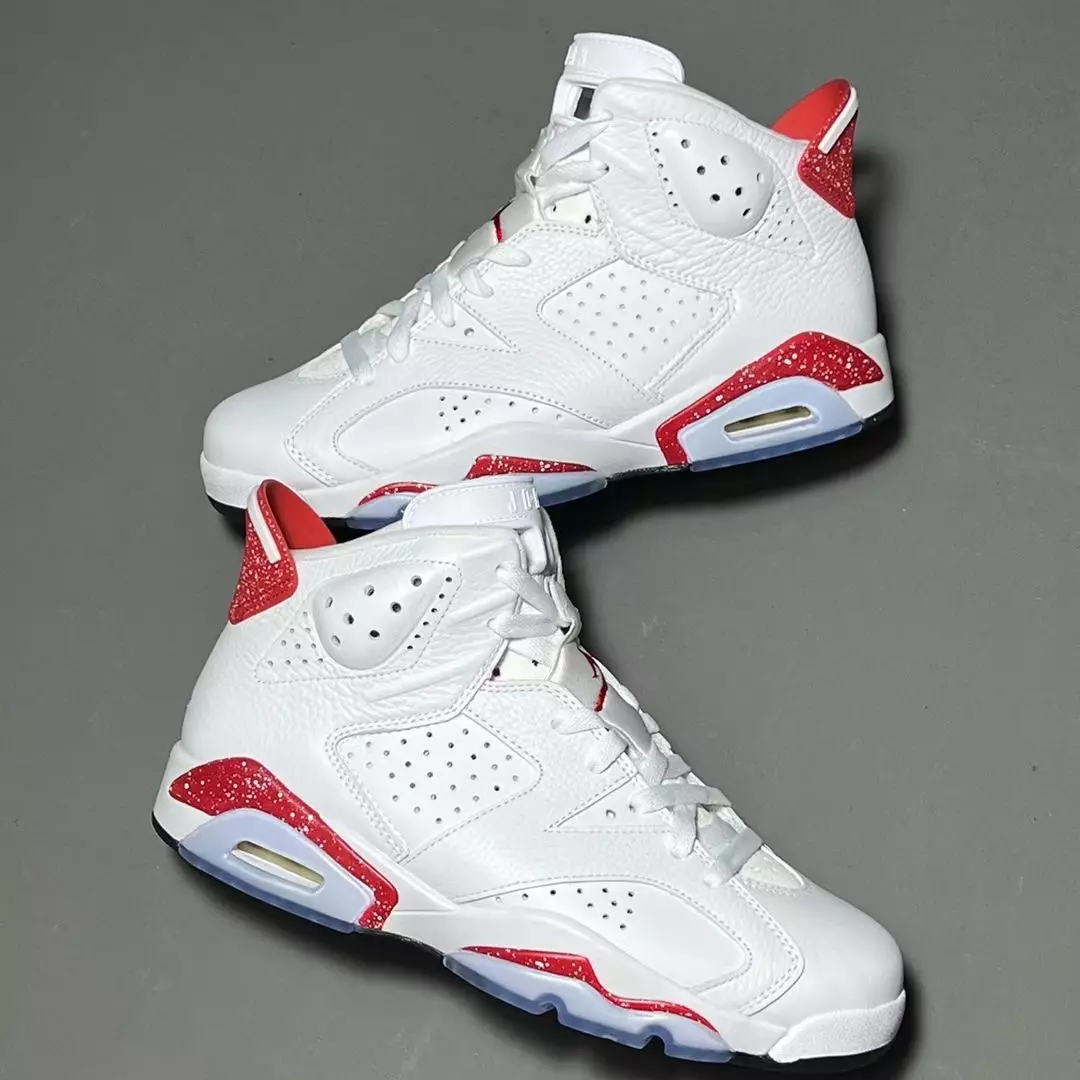 Air Jordan 6 Red Oreo White University Red CT8529-162 გამოშვების თარიღი