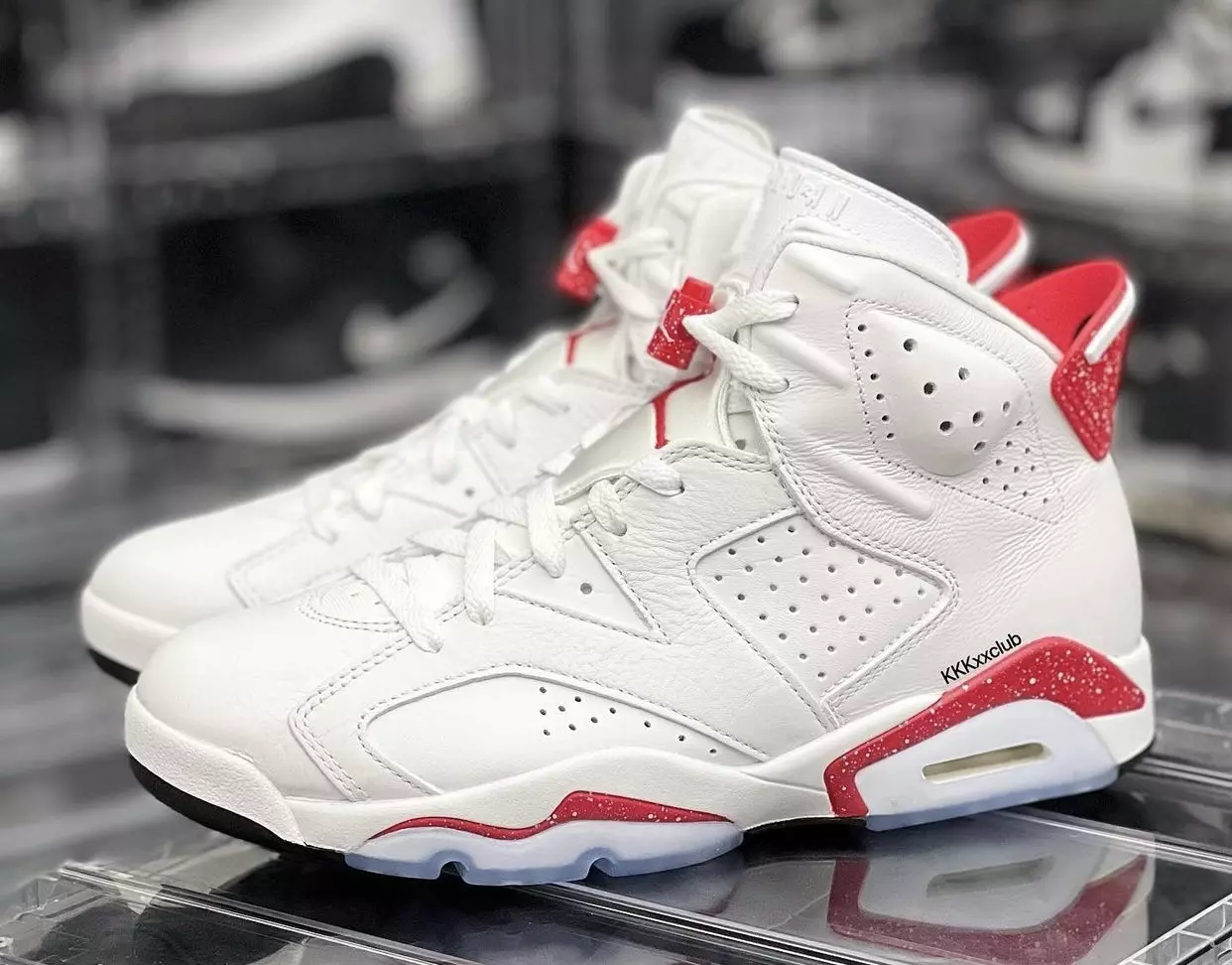 Air Jordan 6 Red Oreo White University Red CT8529-162 ဖြန့်ချိသည့်ရက်စွဲ