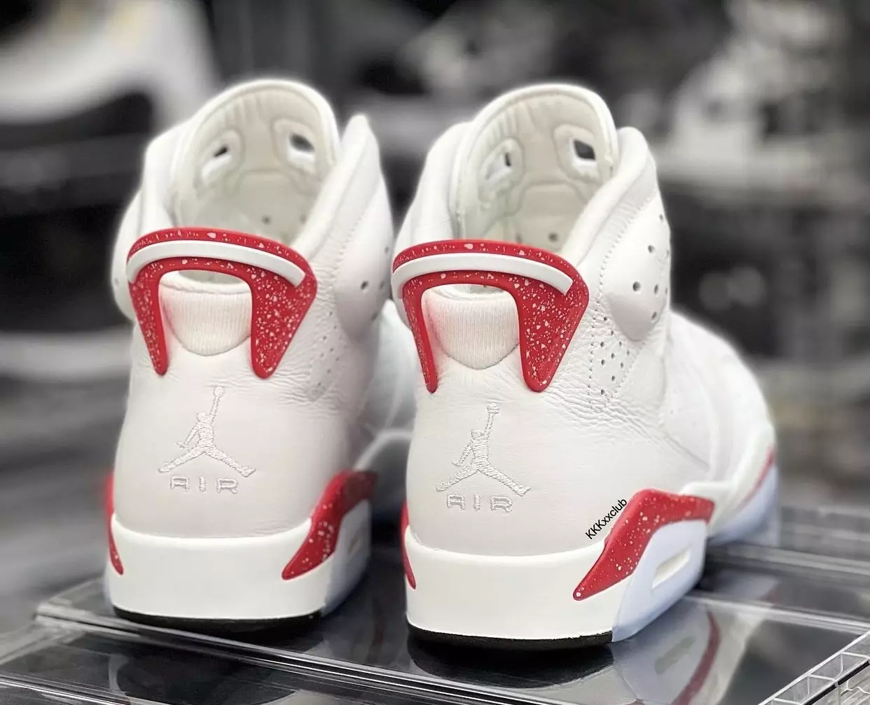 Air Jordan 6 Red Oreo White University Red CT8529-162 ဖြန့်ချိသည့်ရက်စွဲ