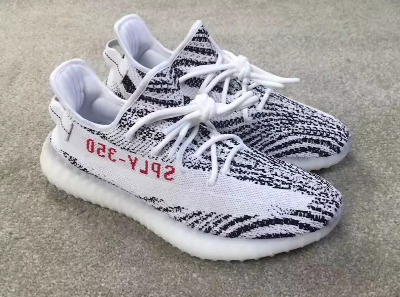 Adidas Yeezy Boost 350 V2 White Black Red