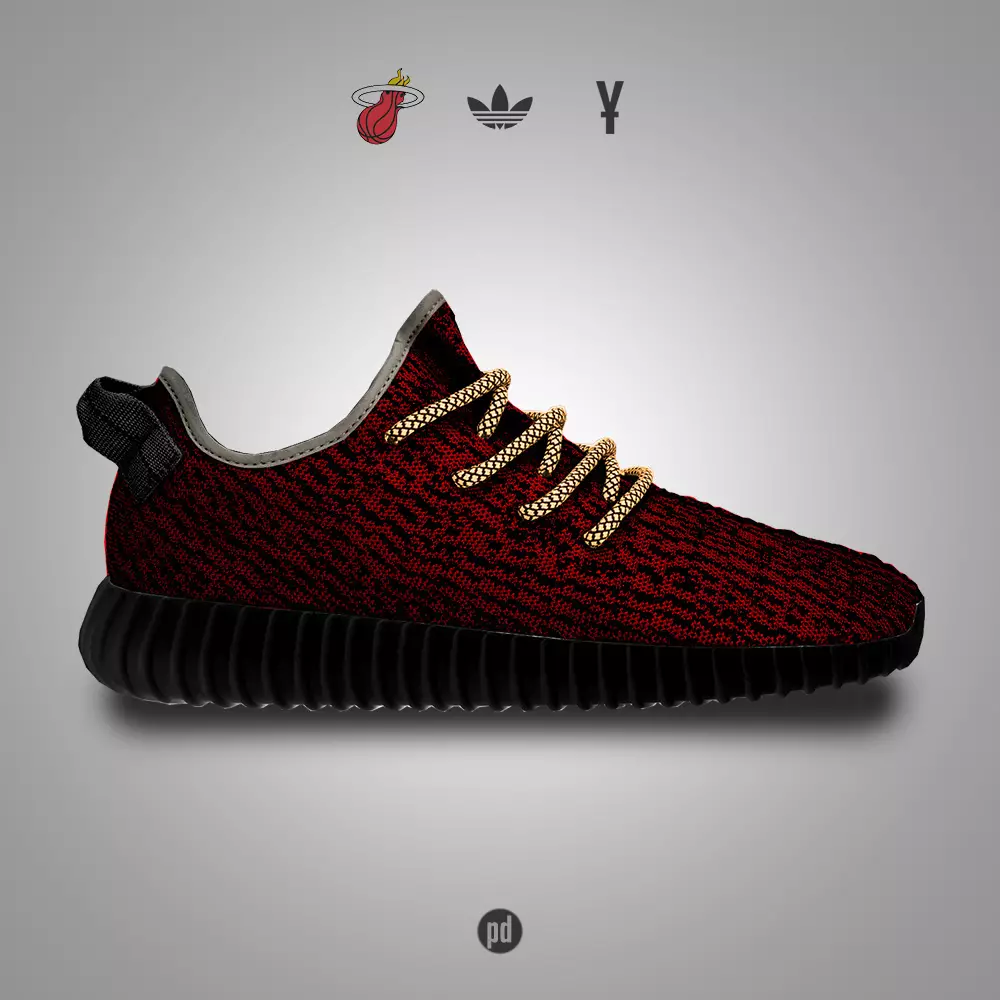 NBA adidas Yeezy Boost 350 түсті