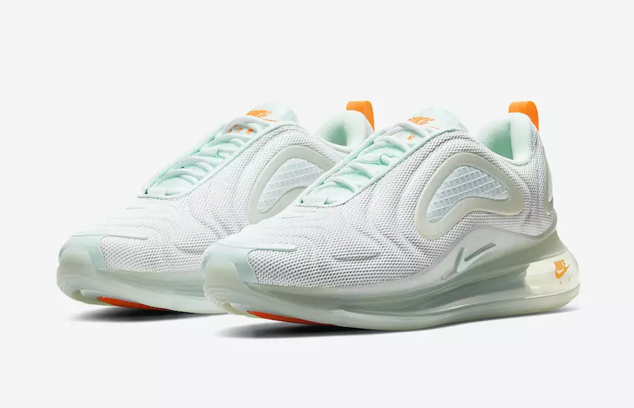 Nike Air Max 720 White Teal Tint Hyper Crimson CJ0632-101 Шығарылған күні