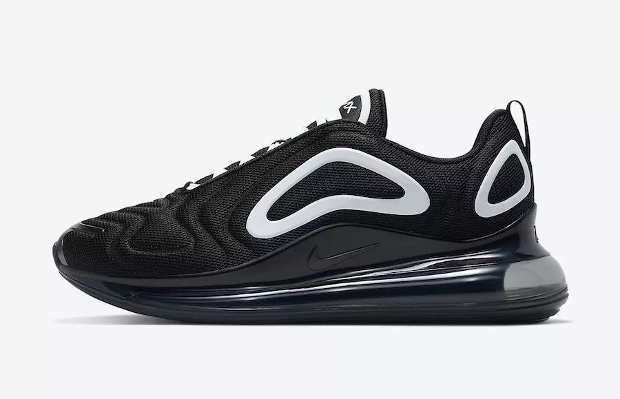 Nike Air Max 720 қара ақ CJ0585-003 Шығарылған күні