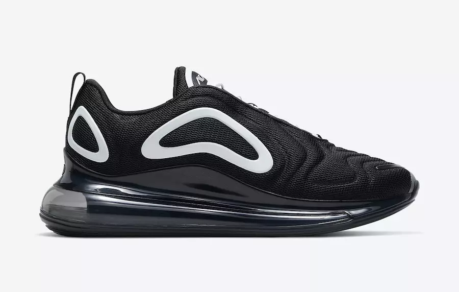 Nike Air Max 720 Black White CJ0585-003 გამოშვების თარიღი