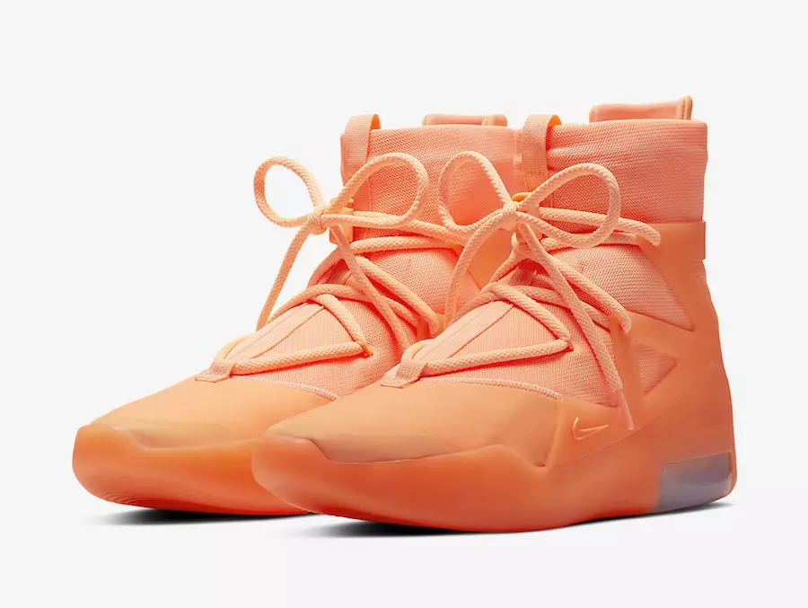 Nike Air Fear of God 1 Orange Pulse AR4237-800 გამოშვების თარიღი