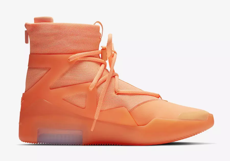 Nike Air Fear of God 1 Orange Pulse AR4237-800 Data de lançamento