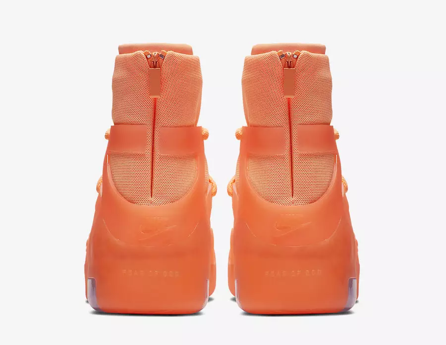 Nike Air Fear of God 1 Orange Pulse AR4237-800 Data tar-Rilaxx