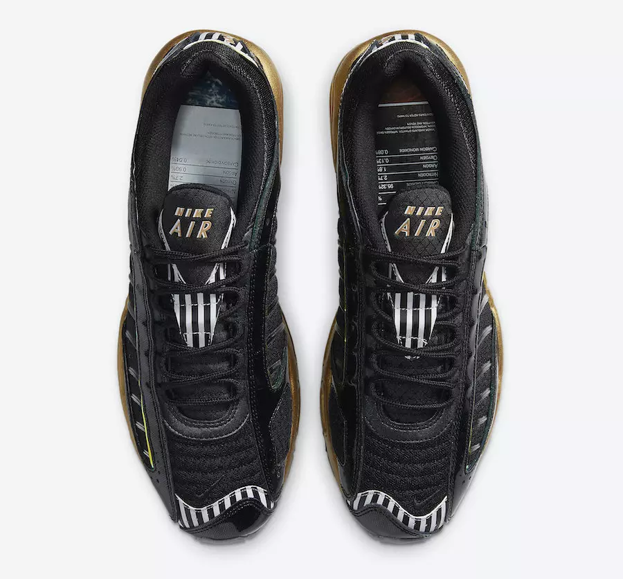 Nike Air Max Tailwind 4 IV SE Black Metallic Gold CT1263-001 väljalaskekuupäev