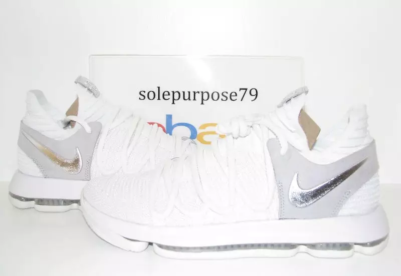 Nike KD 10 White Chrome 897815-100 Թողարկման ամսաթիվ