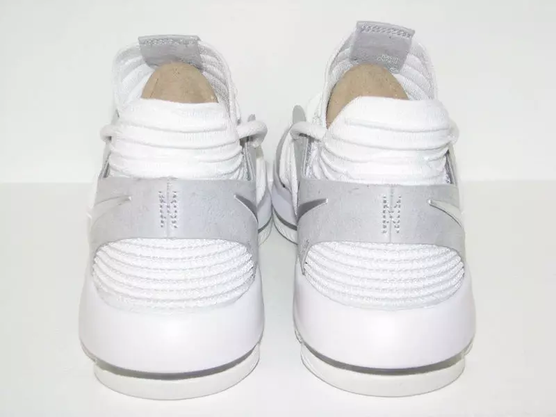 Nike KD 10 White Chrome 897815-100 გამოშვების თარიღი Heel