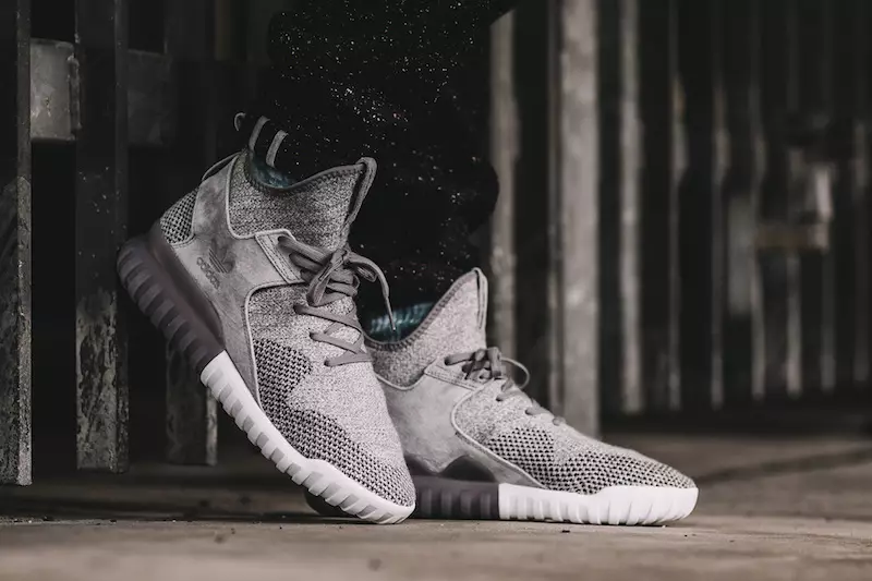 adidas Tubular X Primeknit Gris Foncé