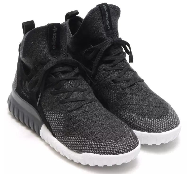 adidas Tubular X Primeknit أسود سمسم رمادي