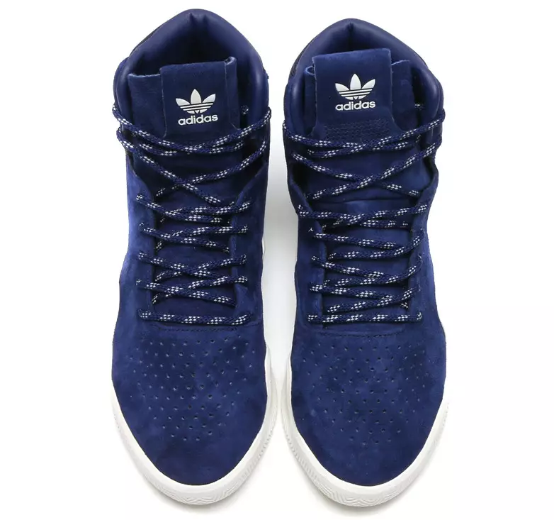 adidas Tubular Instinct Camurça preta Camurça azul