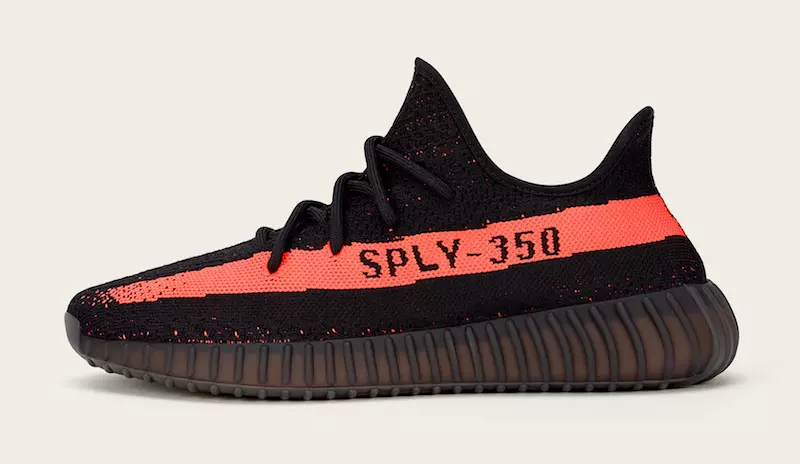 Yeezy Treisiú 350 V2 Red Copper Glas Dáta Eisiúna